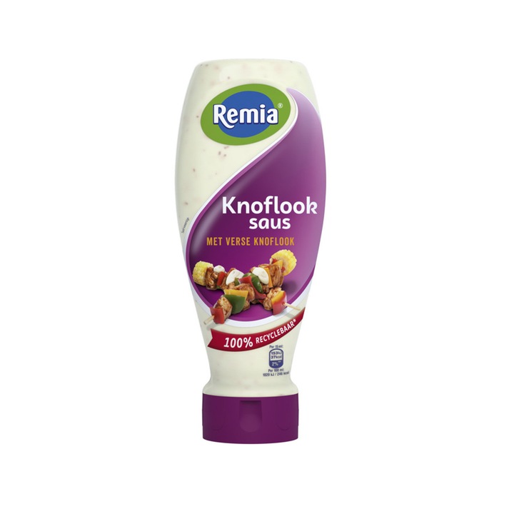 Sos cremos, de usturoi, 500 ml, Remia