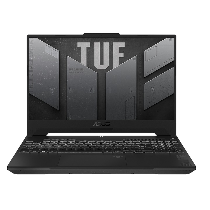 Лаптоп Asus TUF Gaming F15 FX507ZC4-HN081, FX507ZC4-HN081.16GB.1TBSSD, 15.6", Intel Core i5-12500H (12-ядрен), NVIDIA GeForce RTX 3050 (4GB GDDR6), 16 GB 3200 MHz DDR4, Сив