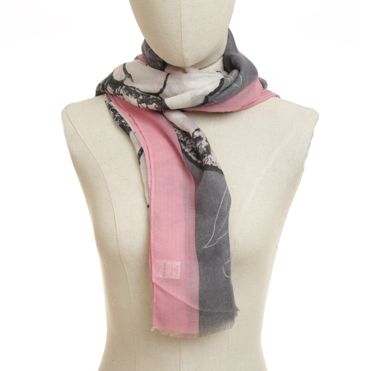 Fular pentru dama, PAMI, ED-0523-380-1, Roz - eMAG.ro