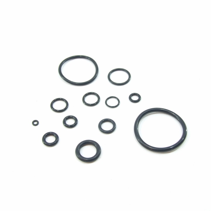 Set de garnituri O-ring pentru pusca pneumatica Hatsan Flash Pup, 12 buc, polimer, negru