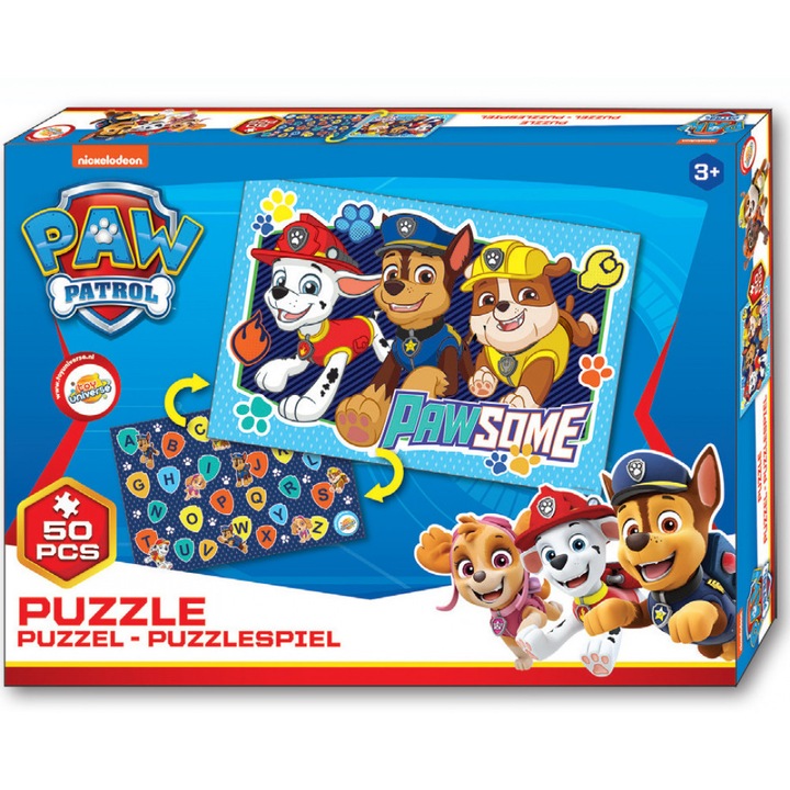 Puzzle Paw Patrol - Paw Some +3 év, 50 db, 40 x 29 cm
