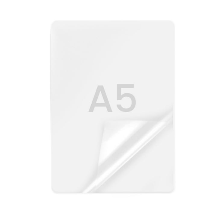 100db laminált lapból álló készlet, A5 100 mikron