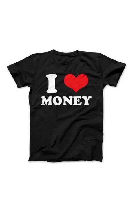 Férfi póló, modell I LOVE MONEY