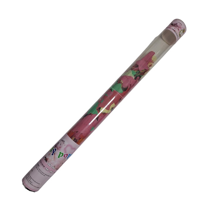 Tub confetti colorate, 60 cm, fluturi