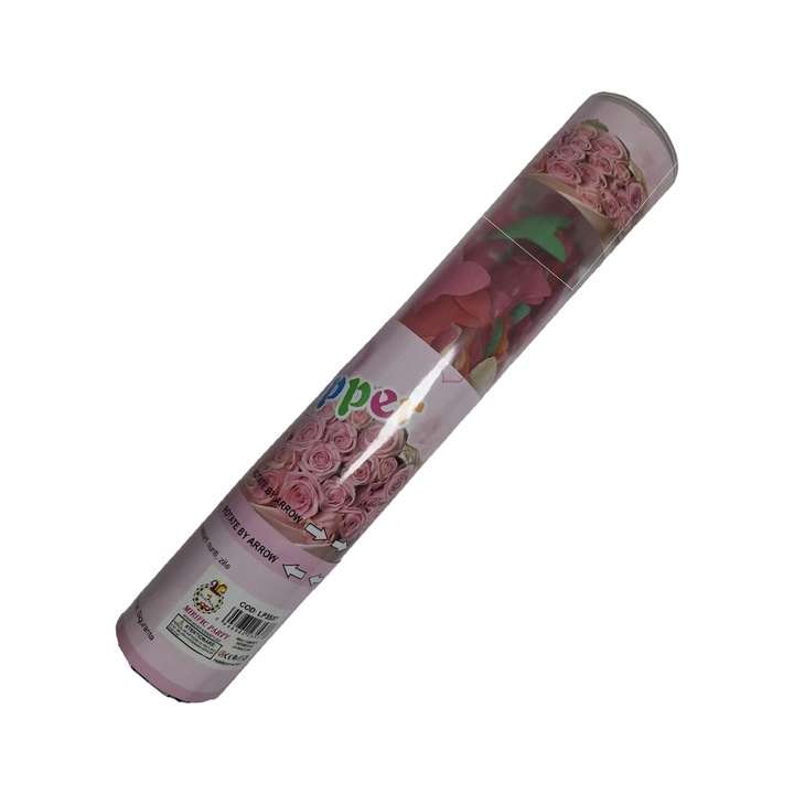 Tub confetti colorate, 30 cm, fluturi