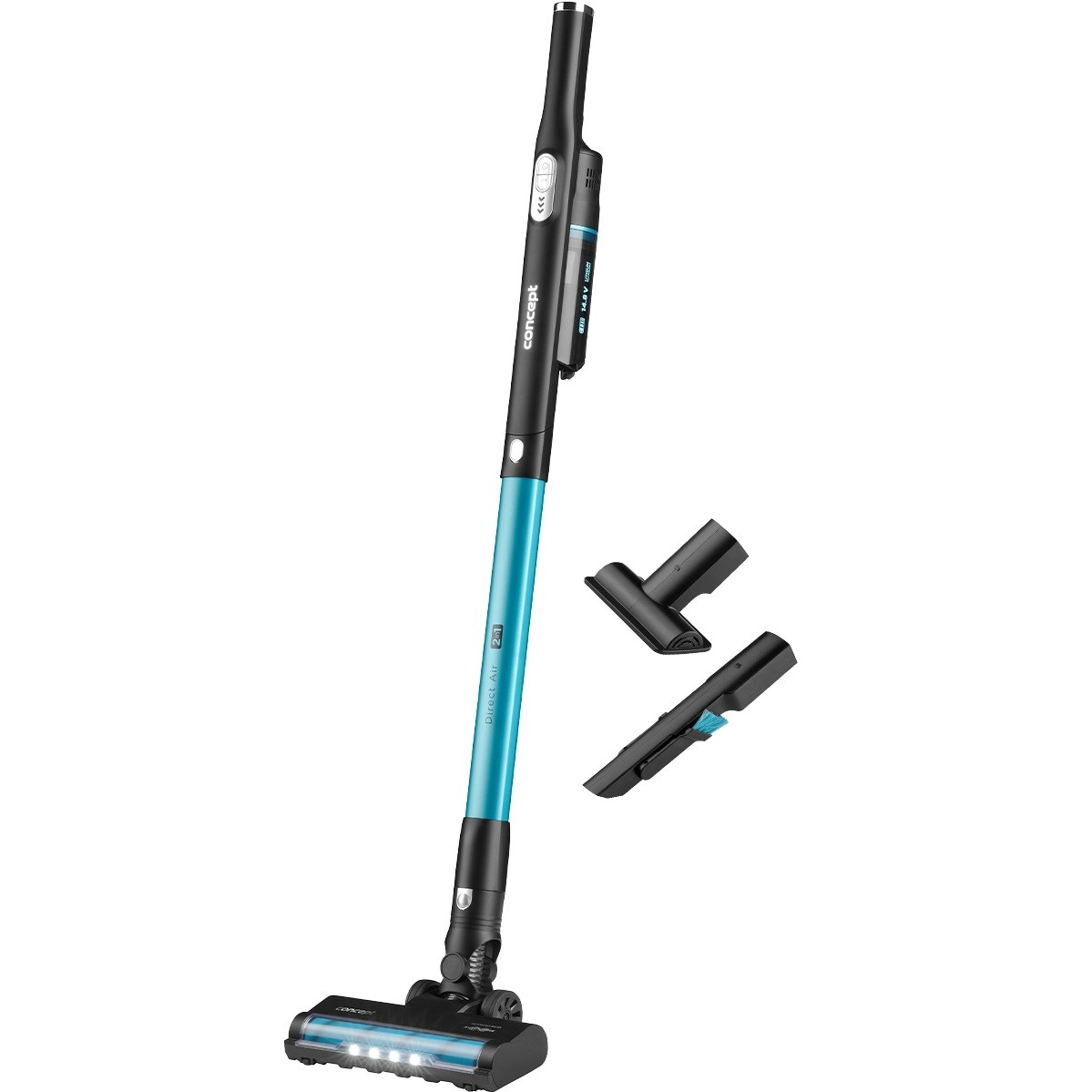 Aspirator vertical Concept Direct Air VP4500, 180W, 0.2 L, negru-albastru