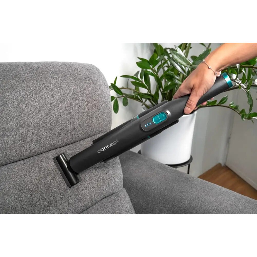 Aspirator vertical Concept Direct Air VP4500, 180W, 0.2 L, negru-albastru