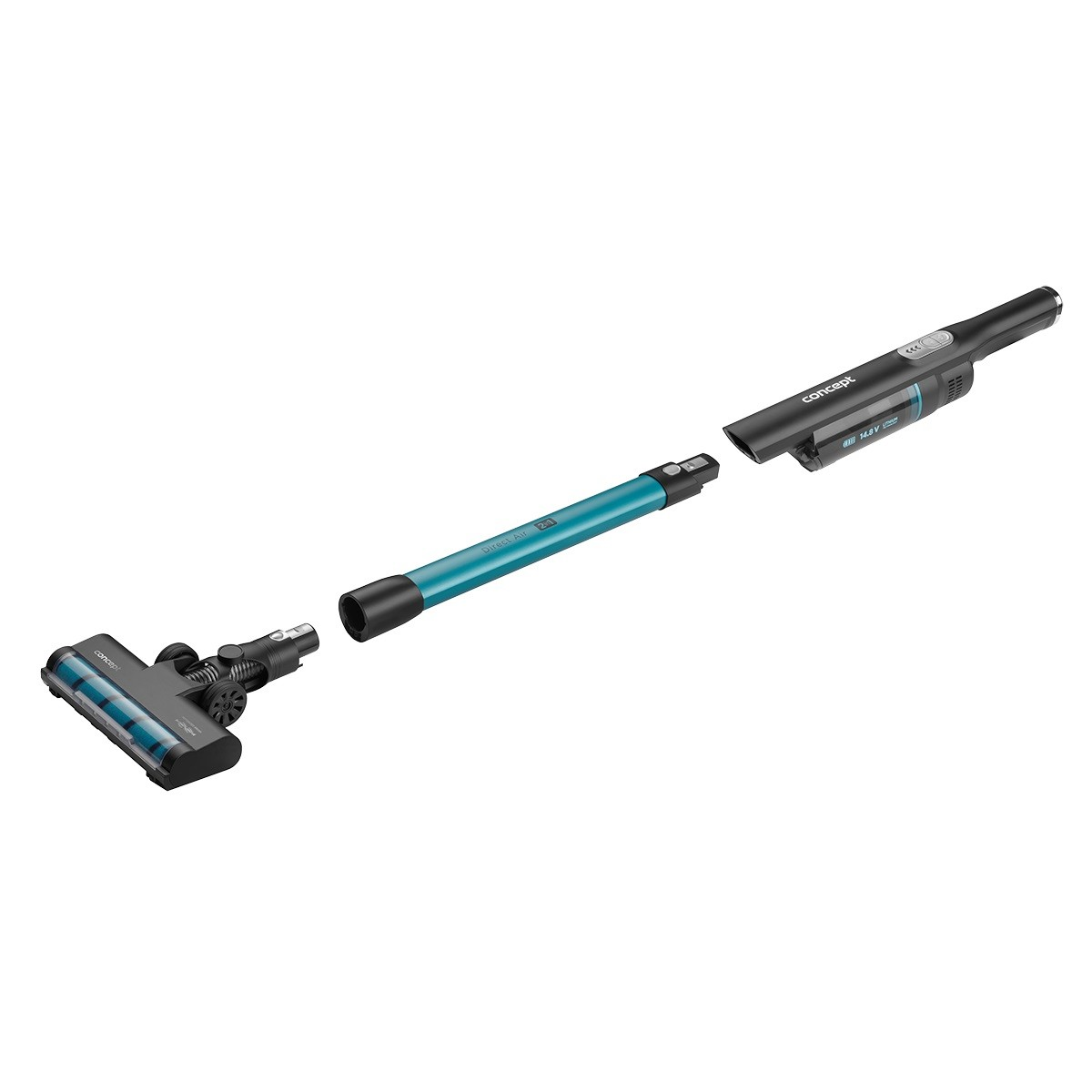 Aspirator vertical Concept Direct Air VP4500, 180W, 0.2 L, negru-albastru