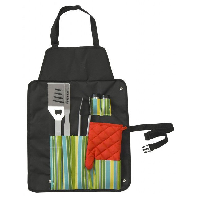 Set 7 ustensile pentru gratar+sort Cattara