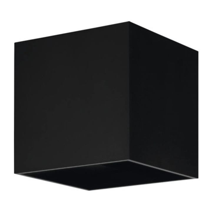 Barcarola 4 integrált LED fali lámpa, 5w 550 lumen, kültéri Ip44, fekete