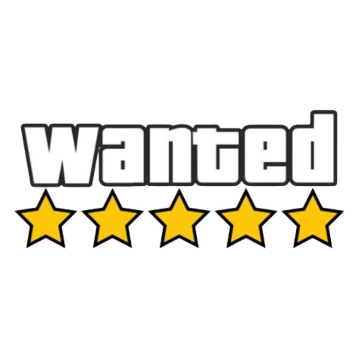 Sticker Wanted, multicolor, 20cm