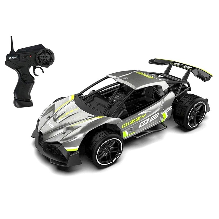 Masina sport metalica telecomandata la o viteza de pana la 15 km/h cu telecomanda