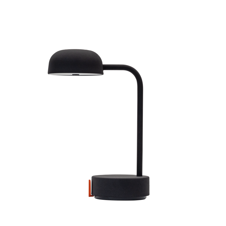 LED преносима лампа, димер, топла светлина, 40 часа, презареждаема, USB-A, Kooduu Fokus Lamp, антрацит