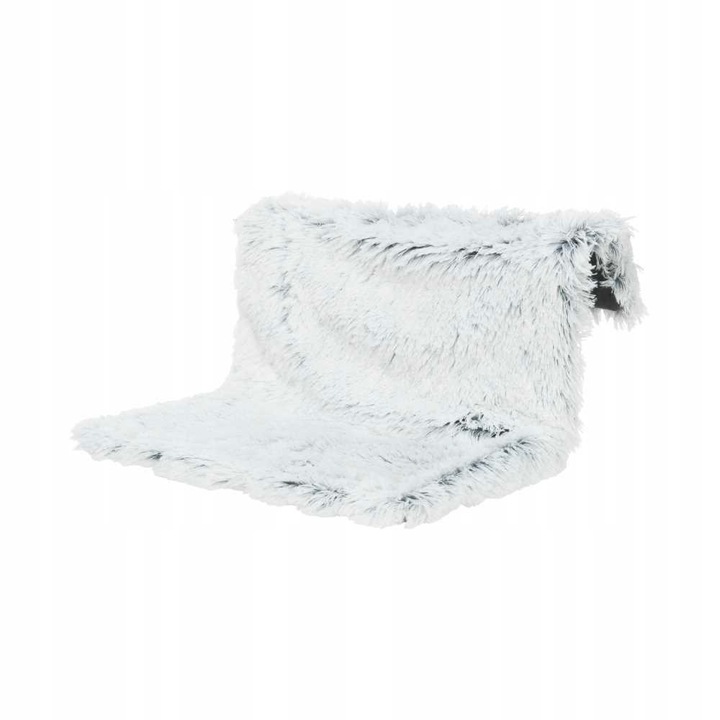 Cat radiátorágy, fekete/fehér, extra hosszú hajjal, 45 × 26 × 31 cm