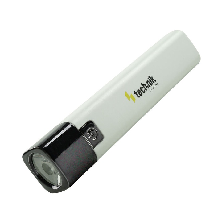 Фенер Technik Flashlight P10, 100 lm, 800mAh батерия, USB, IP44