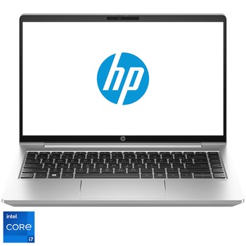 Laptop HP ProBook 440 G10 cu procesor Intel Core i7-1355U pana la 5.0 GHz, 14", Full HD, IPS, 16GB DDR4, 512GB SSD, Intel UHD Graphics, Free DOS, Pike Silver