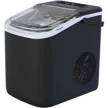 Masina de facut cuburi de gheata Star-Light IMV6-10B, Capacitate 10Kg/24h, Doua dimensiuni pentru cuburi, Rezervor apa 1.1 l, Negru