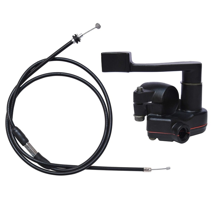 Maneta si cablu acceleratie Atv 50cc 70cc 90cc 110cc 125cc 250cc, lungime cablu 120 cm, Miromoto®