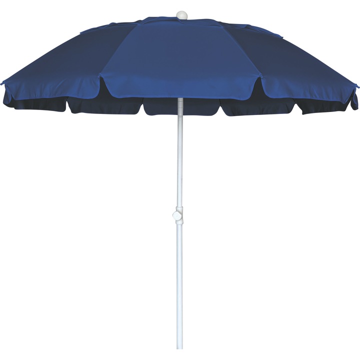 Umbrela de plaja, Escape, 2m, 10 Raze, Albastru