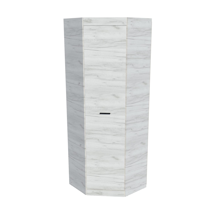 Dulap de colt Sonata 700, Everest, 70 x 70 x 205 cm, Stejar kraft