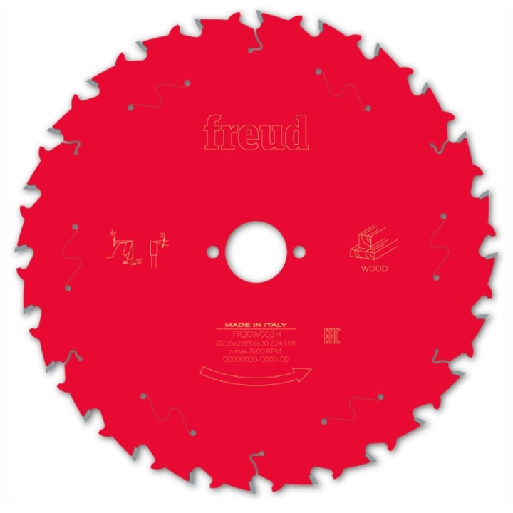 Disc fierastrau, Freud, 235 x 30 x 24 mm