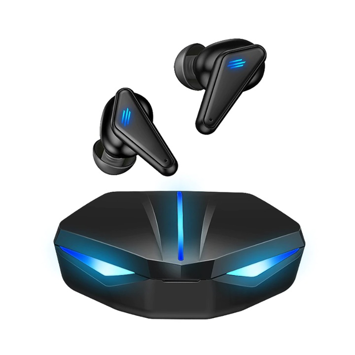 Универсални безжични слушалки, спорт, фитнес, зала с шумопотискане, Bluetooth 5.0, led, Съвместими IOS Apple iPhone, Android, Samsung, Xiaomi