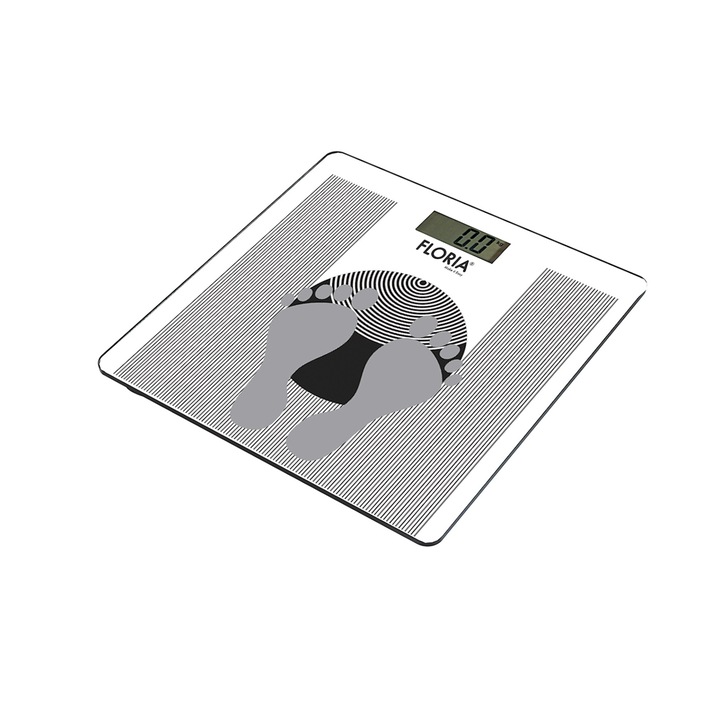 Електрическа везна Floria ZLN7682 Сив, капацитет 150 кг