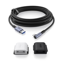 Cablu Link pentru Meta Quest si Clema de Cablu, Kiwi Design, 5m, Negru