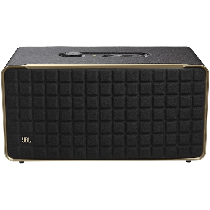 Аудио система JBL Authentics 500, Hi-Fidelity, Wi-Fi, Bluetooth, Ретро дизайн, Черен
