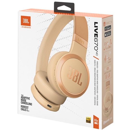 Casti audio wireless on-ear JBL LIVE 670NC, True Adaptive NC