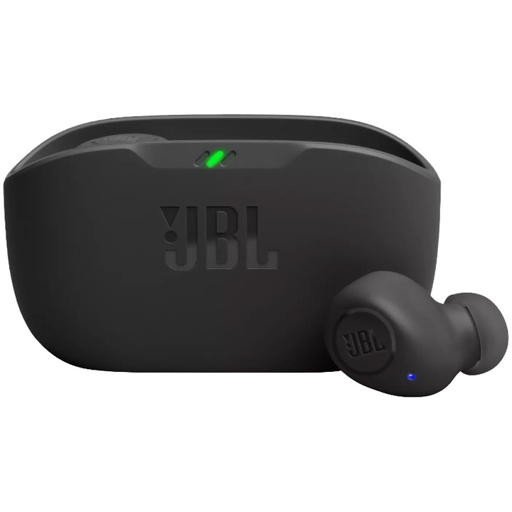 Аудио слушалки in-ear JBL Vibe Buds, True Wireless, Bluetooth, Черен