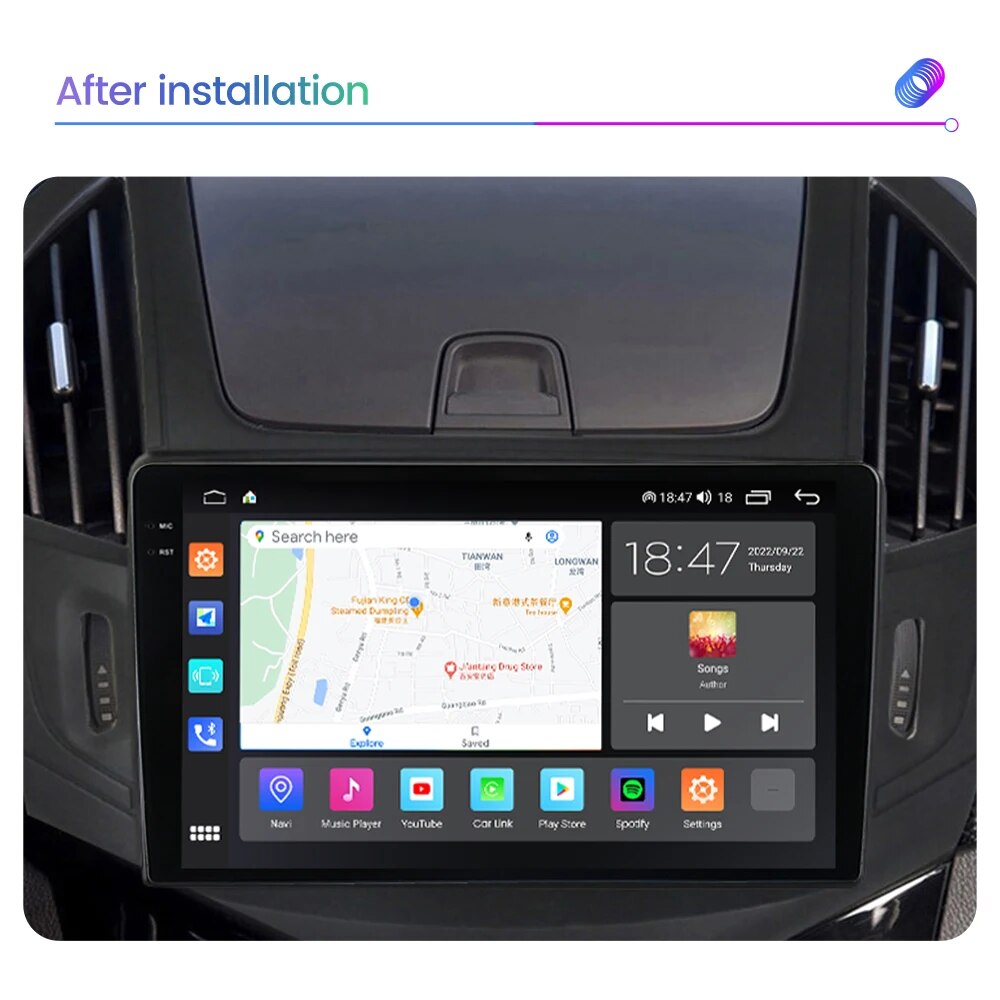 9.7 Inch Navigation System For Chevy Cruze - Standard + 4 Camera - 1 + 16G Standard + 4 Light Camera