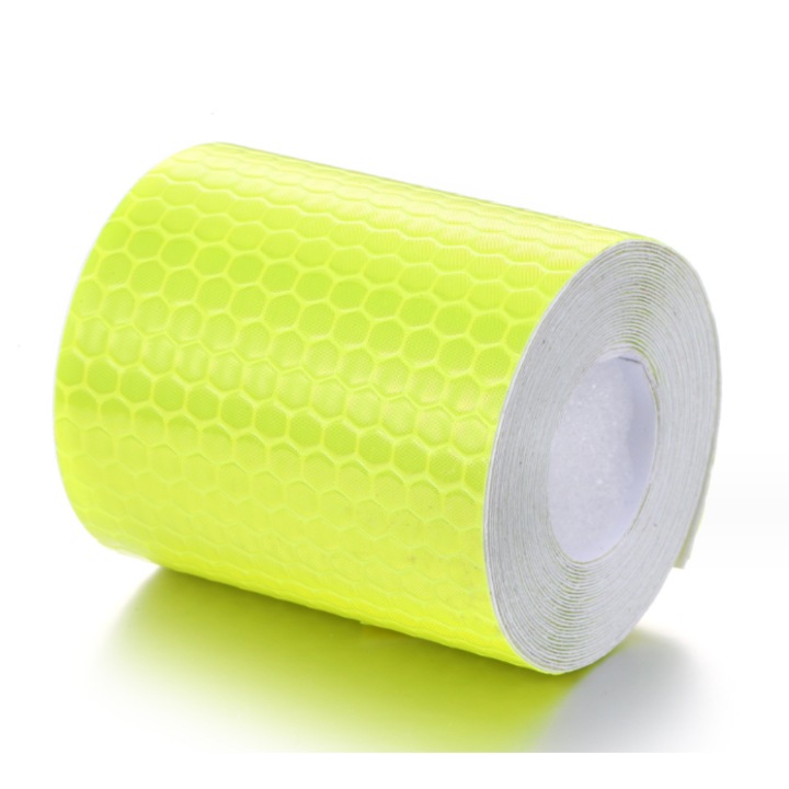 Set 5 benzi reflectorizante, LLWL, PVC, 5 cm x 3 m, Multicolor
