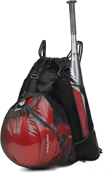 Baseball táska, Longziming, Nylon, Fekete