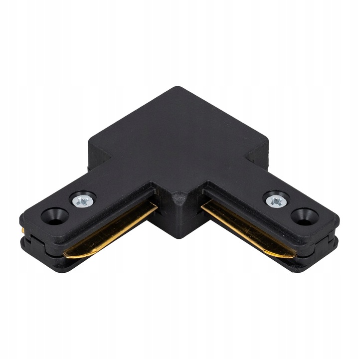 Conector Unghiular Pentru Sine De Iluminat Cu Led, Ledhoff, Plastic, Abs, Universal, Bucatarie, Exterior, Living, 230 V, Traditional, Industrial, Rustic, Modern, 70 x 15 mm, Negru