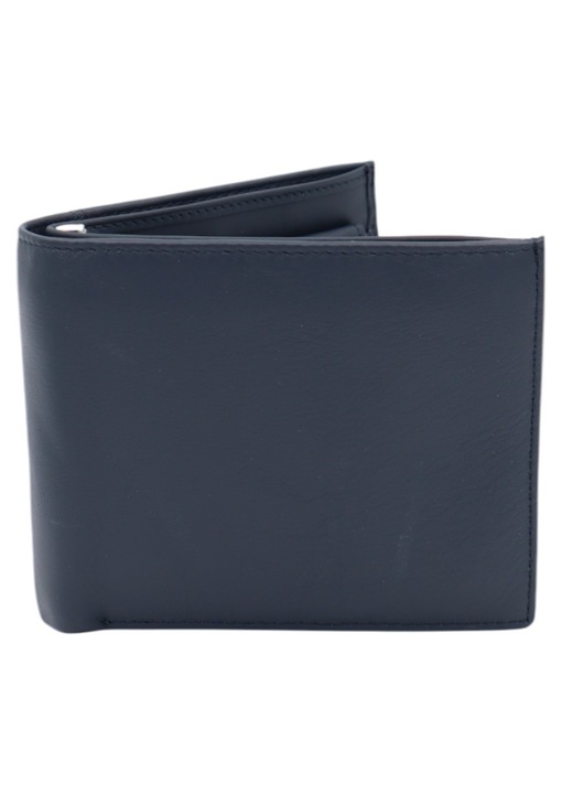 Portofel barbatesc, din piele naturala, Hassion, 623, bleumarin