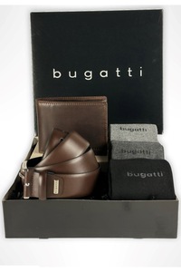 BUGATTI フルアイテムペアーセット Set cadou barbati, Bugatti, 421277, Blue Box, bretele