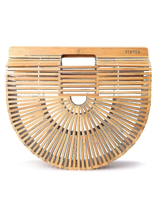 Női táska, Longziming, Bambusz, Barna