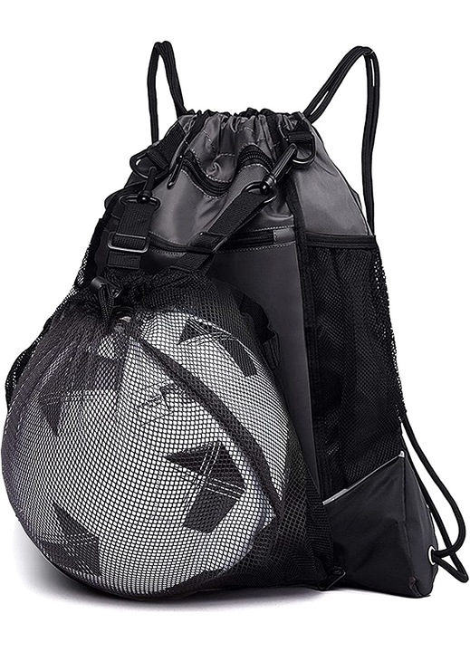 Futballtáska, Longziming, poliészter, fekete