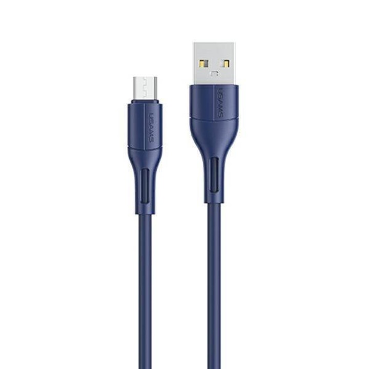 USAMS kábel U68 microUSB 2A gyorstöltés 1m kék SJ502USB03 (US-SJ502)