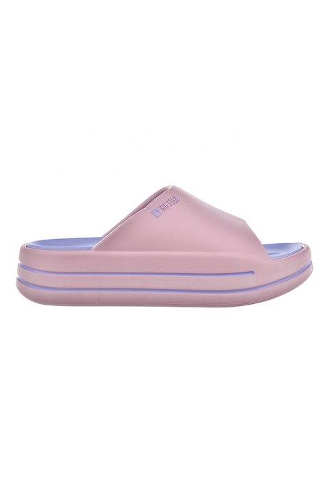 Big Star, Papuci flatform, Roz prafuit, 36