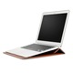 Husa pentru laptop, Piele ecologica, Compatibila cu MacBook Air Pro 15", Maro