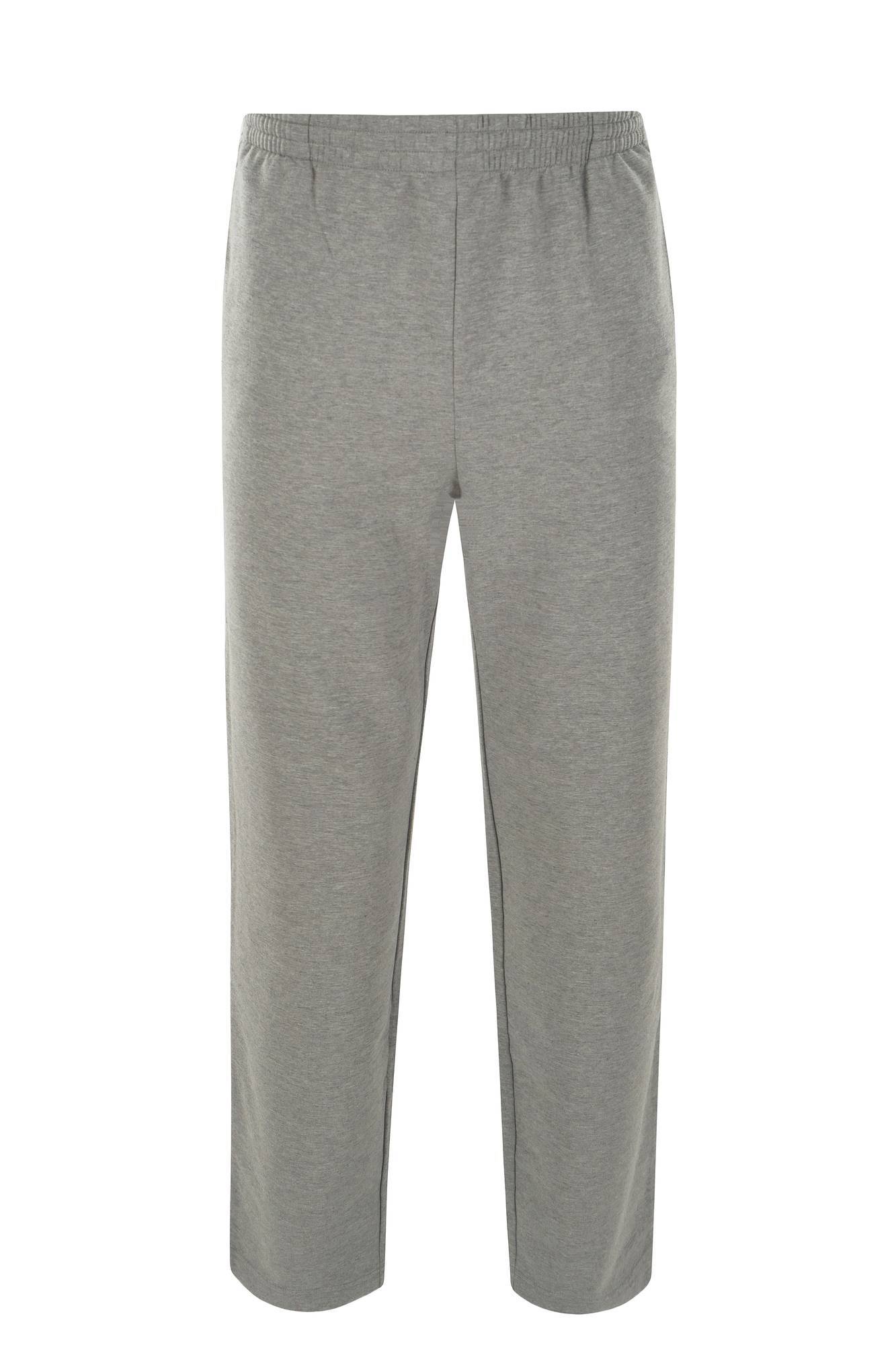 hajo, Pantaloni de trening cu buzunar cu fermoar 12111, Gri, 4XL