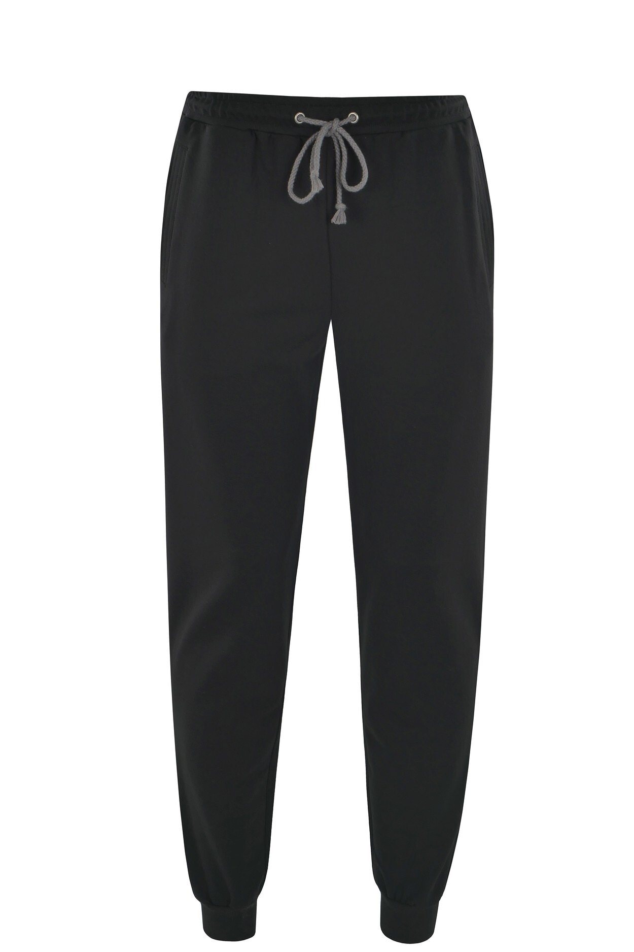 hajo, Pantaloni de trening cu buzunare laterale Klima-Komfort 12113, Negru, S