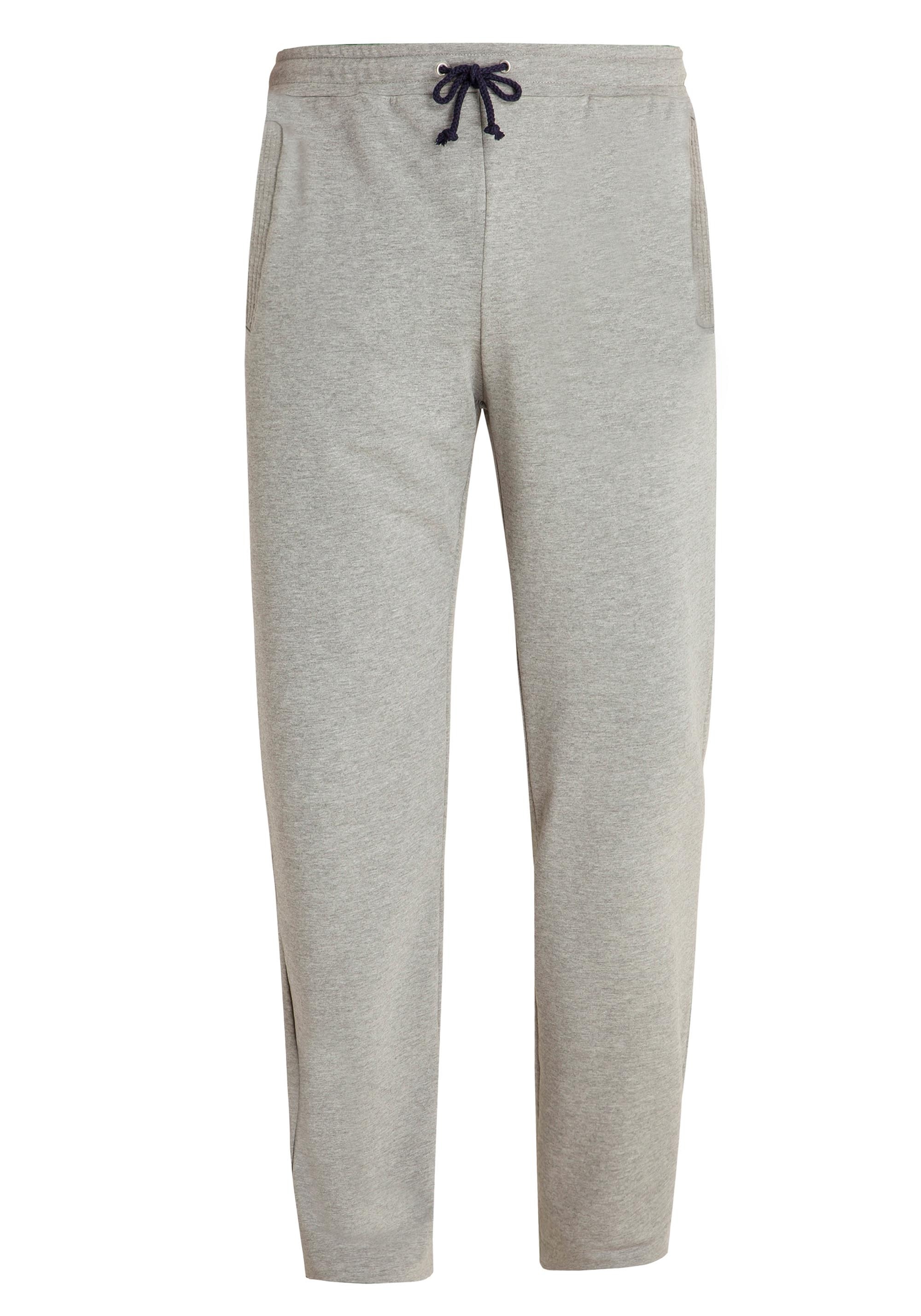 hajo, Pantaloni de trening cu talie medie Klima-Komfort, Gri, S