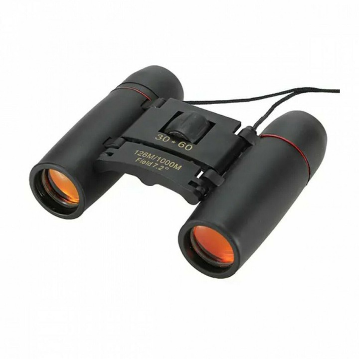 Binoclu cu cometa, 30x60 mm, Negru