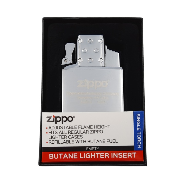 Insertie de gaz pentru bricheta, Zippo, Argintiu