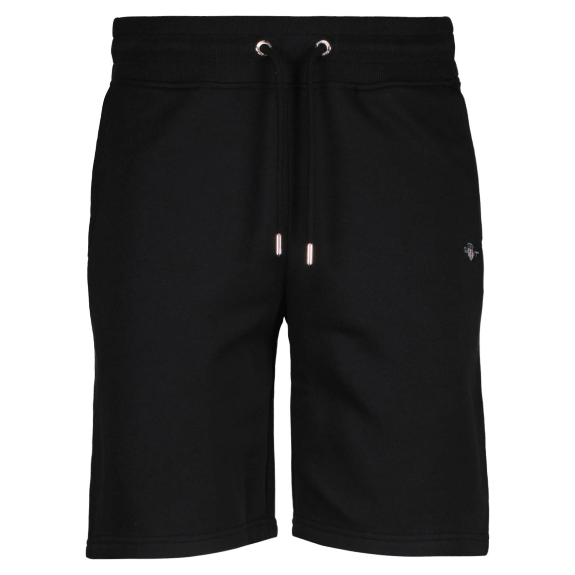 Gant, Bermude sport cu talie ajustabile Shield, Negru, M
