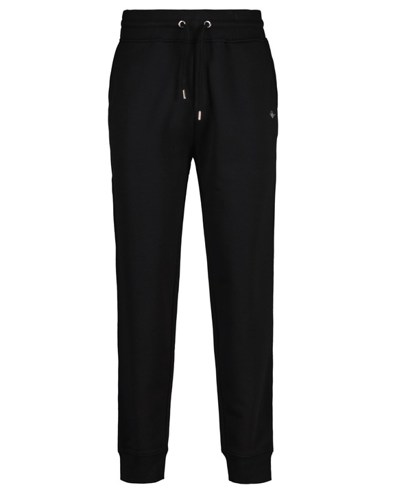 Gant, Pantaloni de trening cu buzunare laterale Shield, Negru