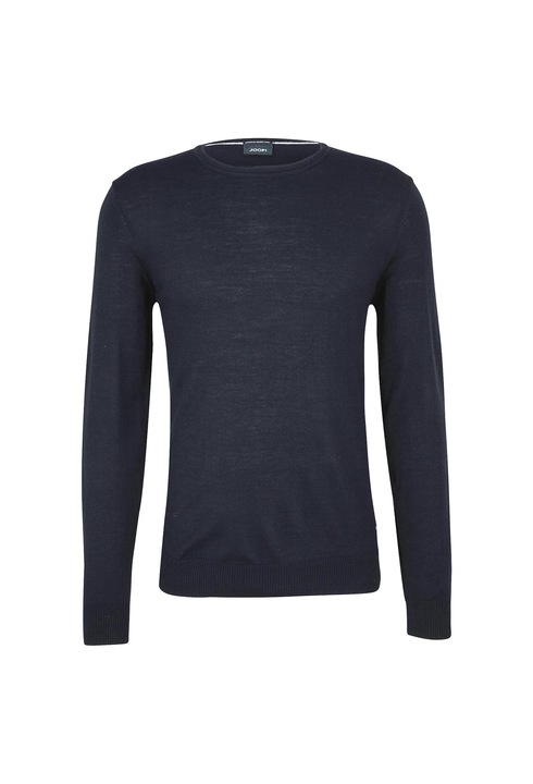 Joop!, Pulover din lana cu model uni, Albastru